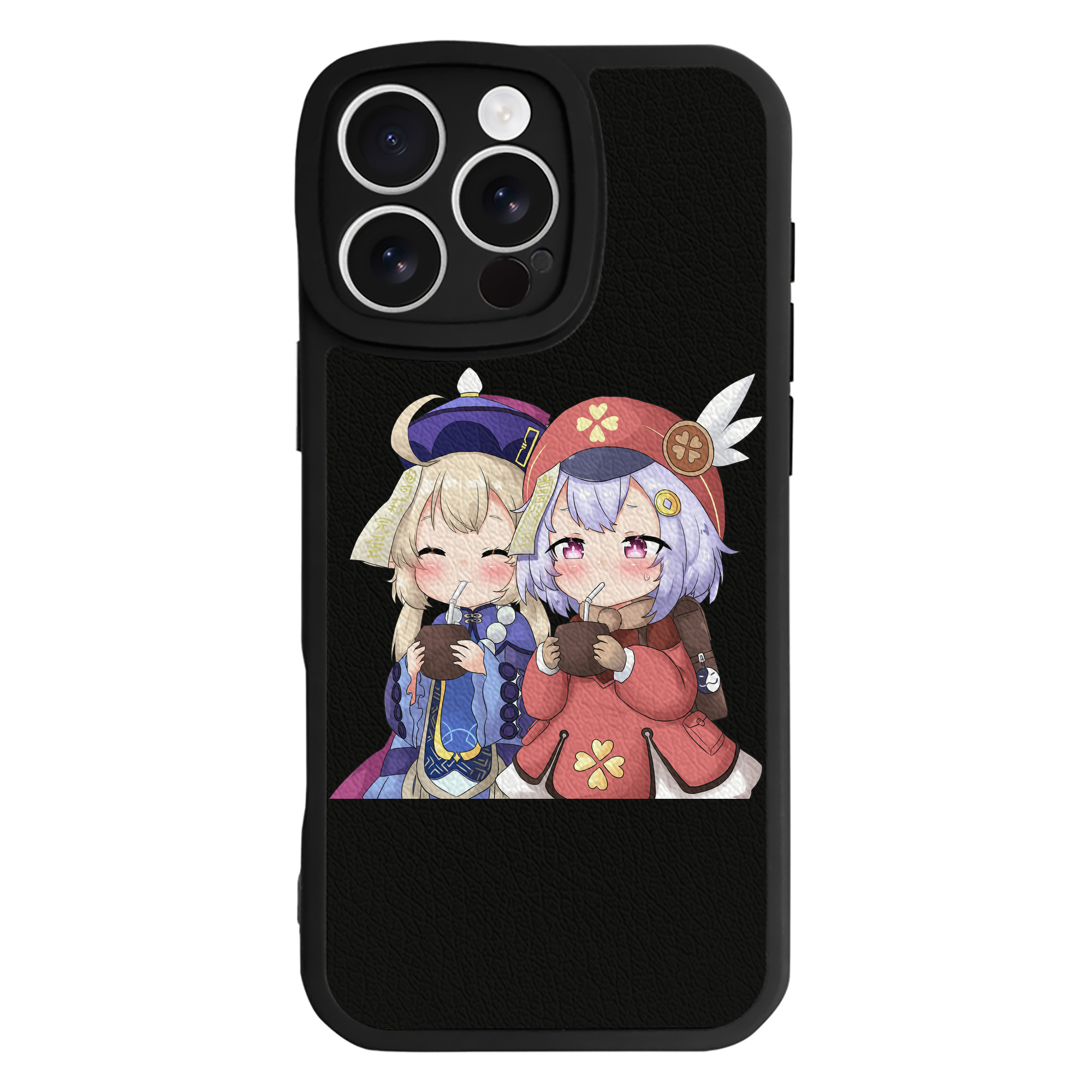 げんし神 七七 なな  genshin Nana 【iPhone 16シリーズ対応】シリコンスマホケース（レザー調） 材質：シリコン